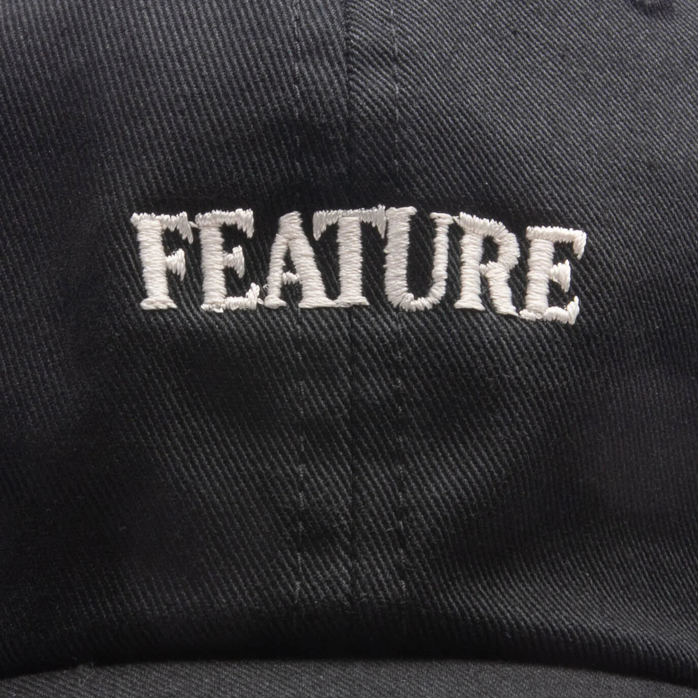 Arch Dad Hat Black Cannoli Cream