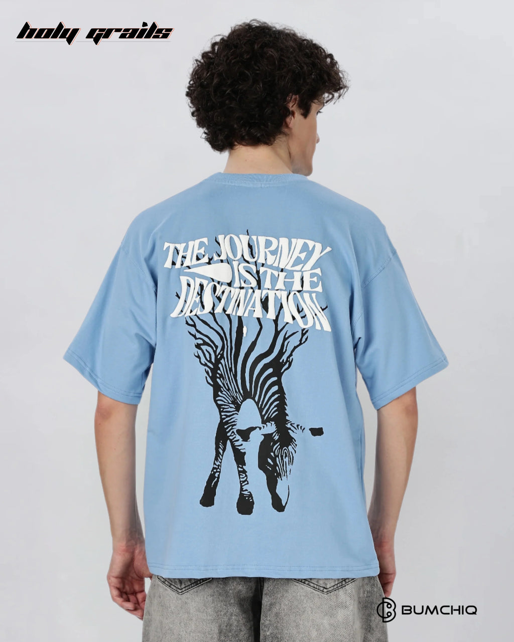 The Journey Blue Oversize Tee HG x Bumchiq