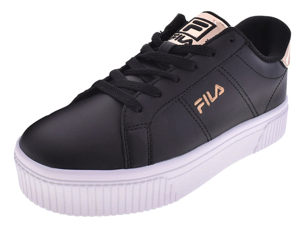 Tenis FILA Panache 19 Negro y Oro para Mujer