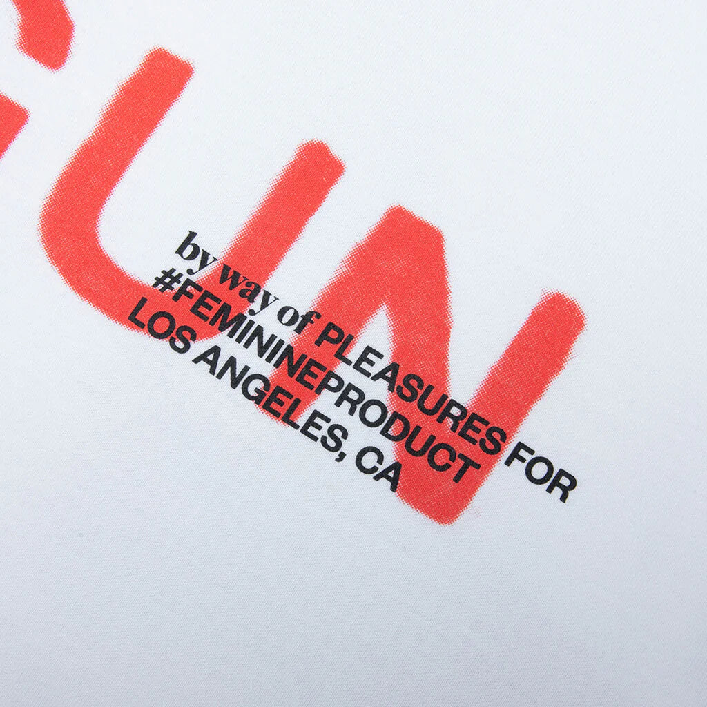 Girl Is A Gun T Shirt White