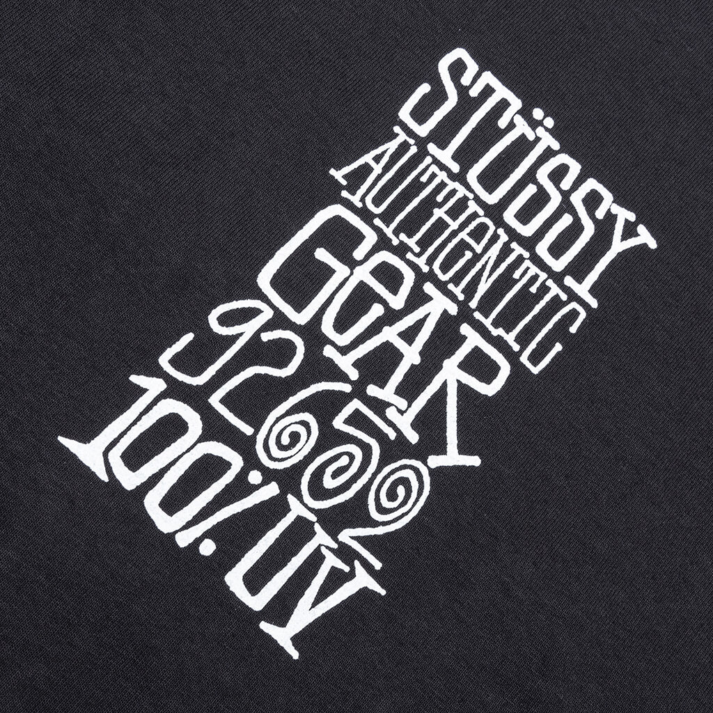 Authentic Gear Pigment Dyed Tee Faded Black