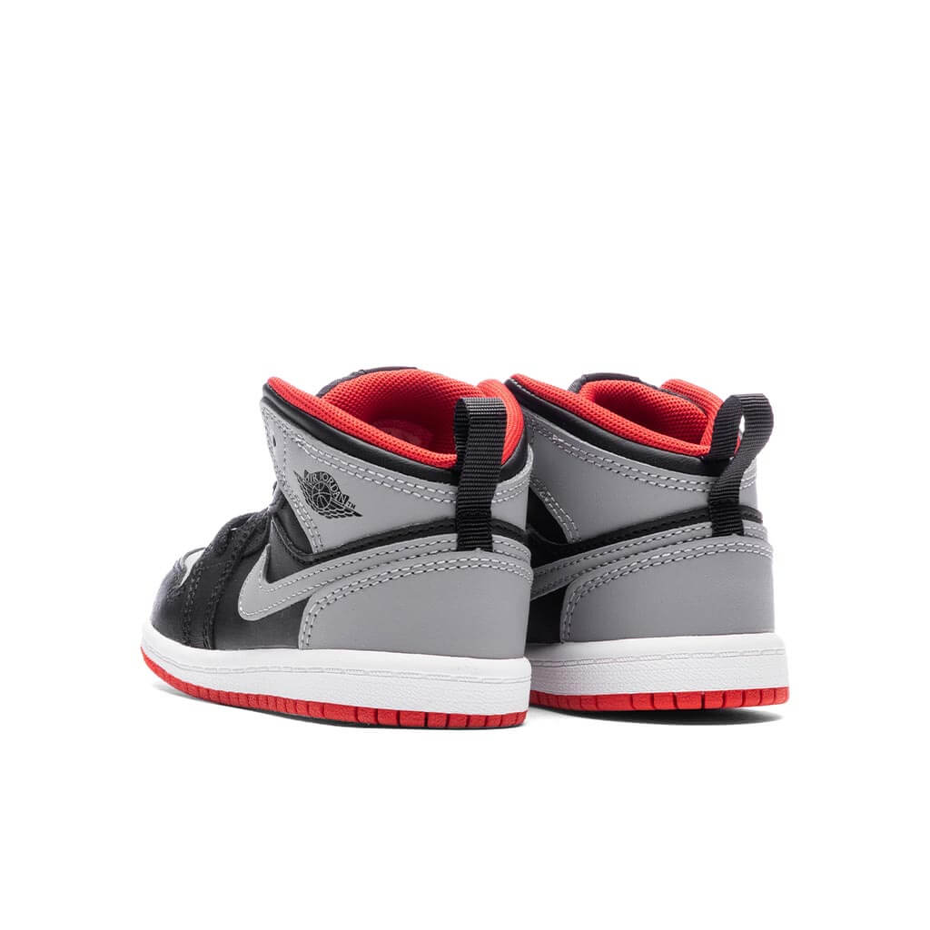 Jordan 1 Mid TD Black Cement Grey Fire Red