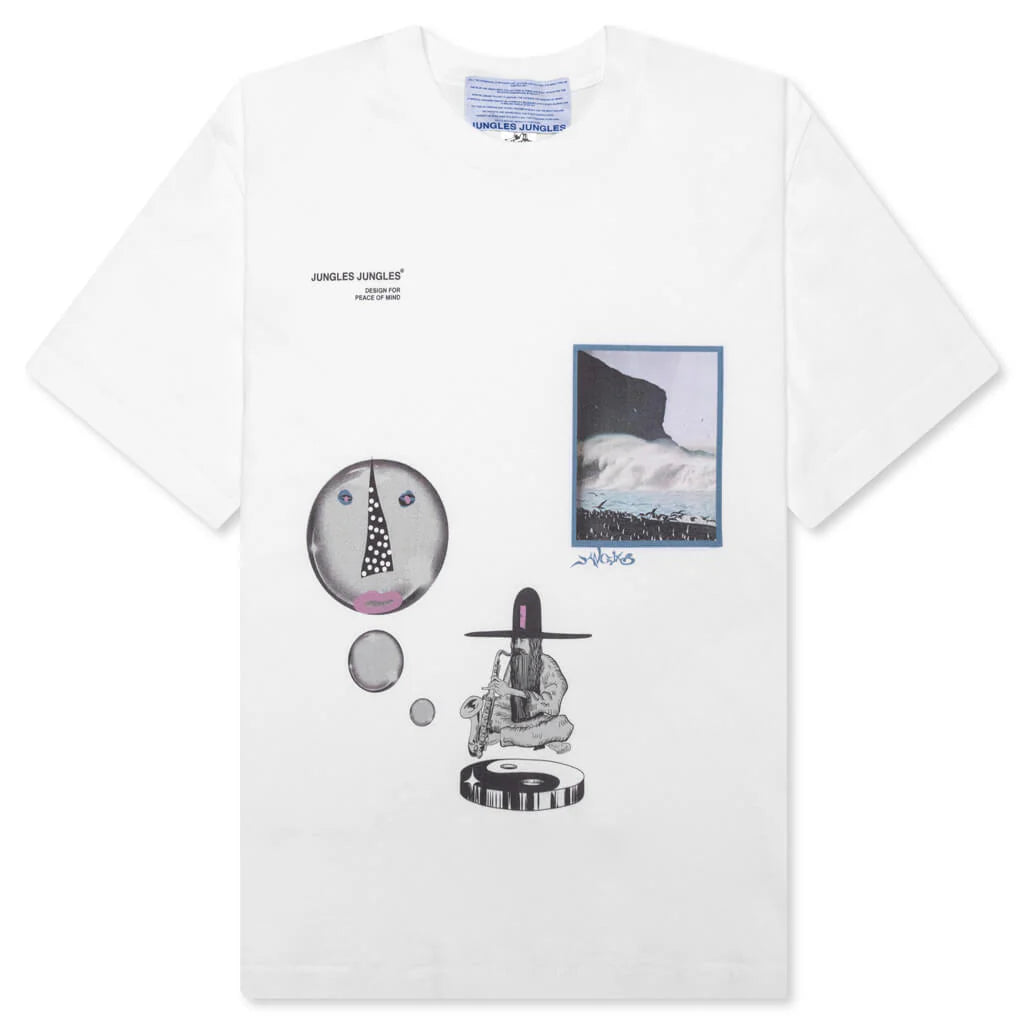 Design For Peace of Mind Tee White