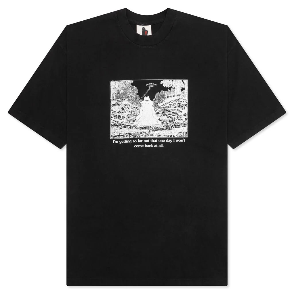 Warning S S Tee Black