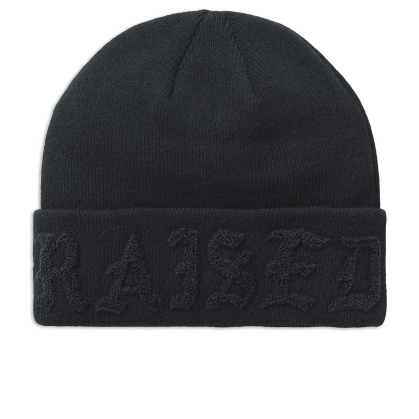 BxR Tonal Knit Beanie Black