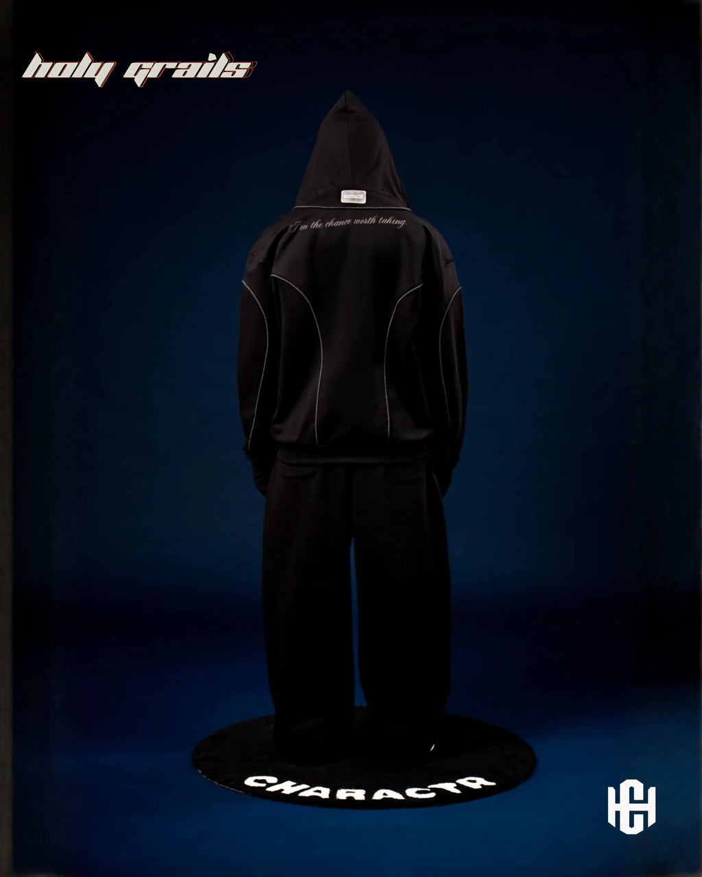 The Worth Black Zipper Jacket HG x Charactr