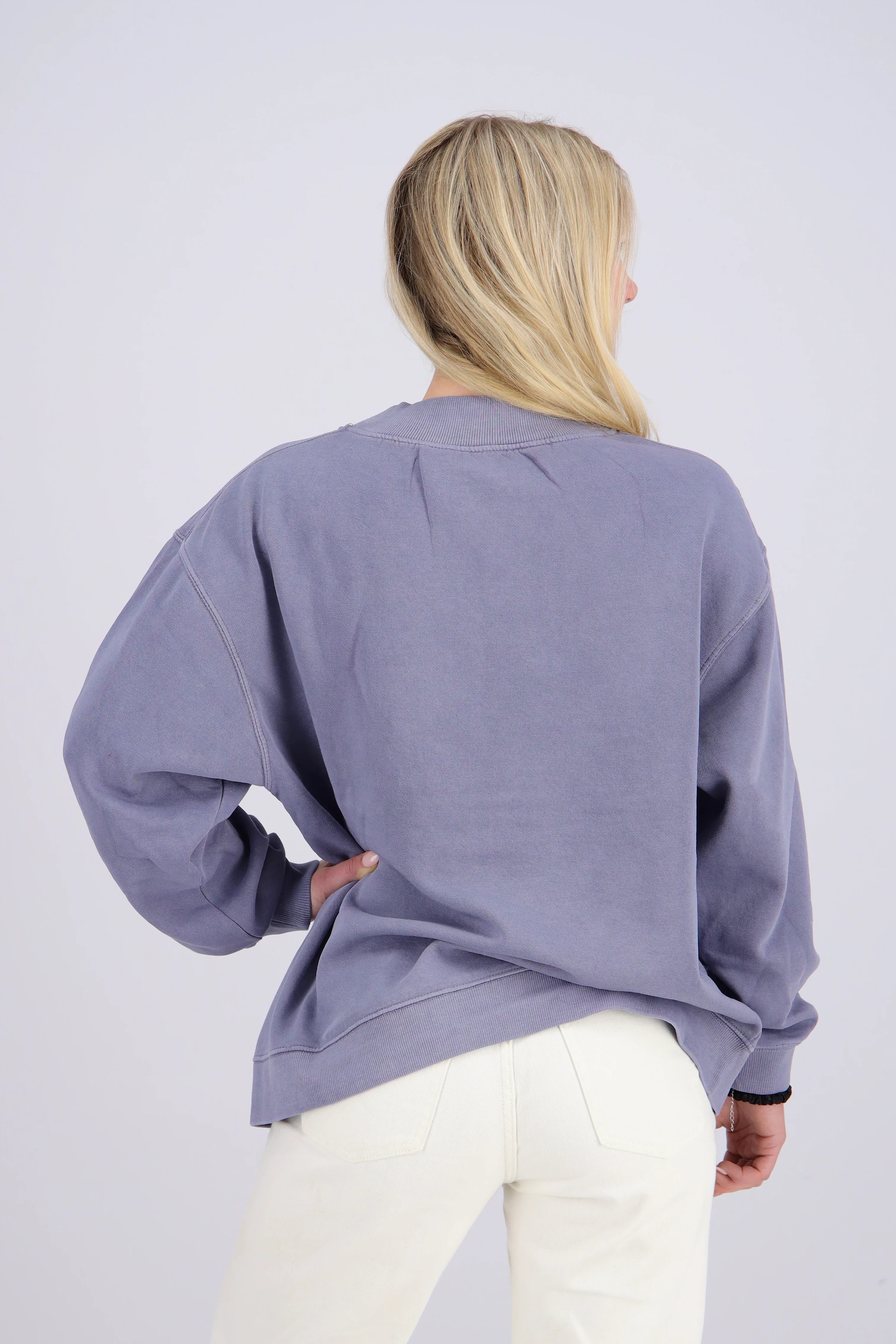 Varsity Mock Neck Sweatshirt