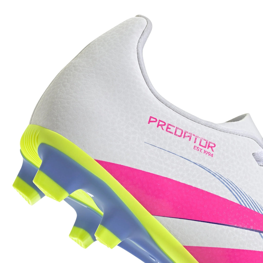 adidas Predator Club Firm Multi Ground Boots Junior White Pink
