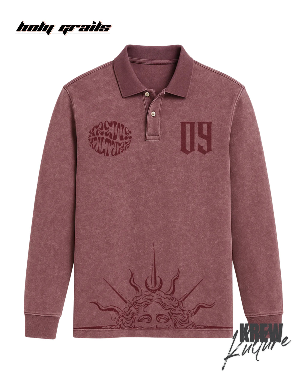 The Eternal Gratitude Brown Polo T Shirt HG x Krewe Kulturr