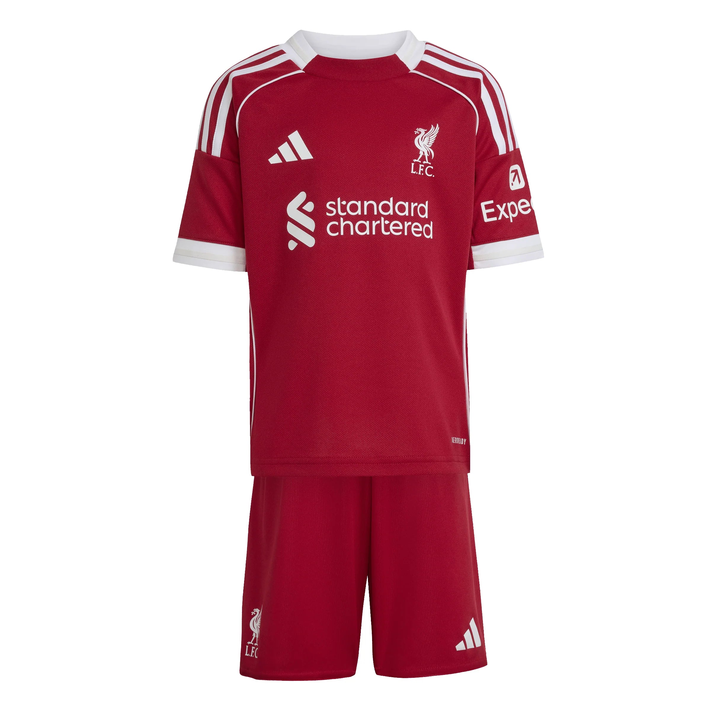 adidas Liverpool FC Home Mini Kit Youth Soccer 25 26 Red