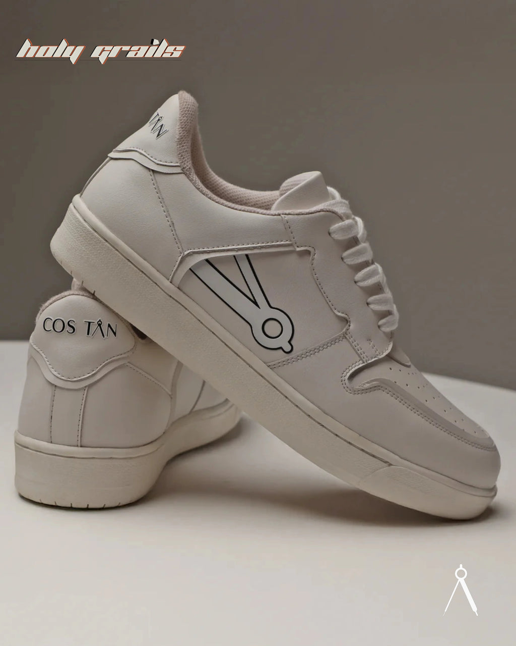 Theta Monotone White Sneaker HG x Cos Tan