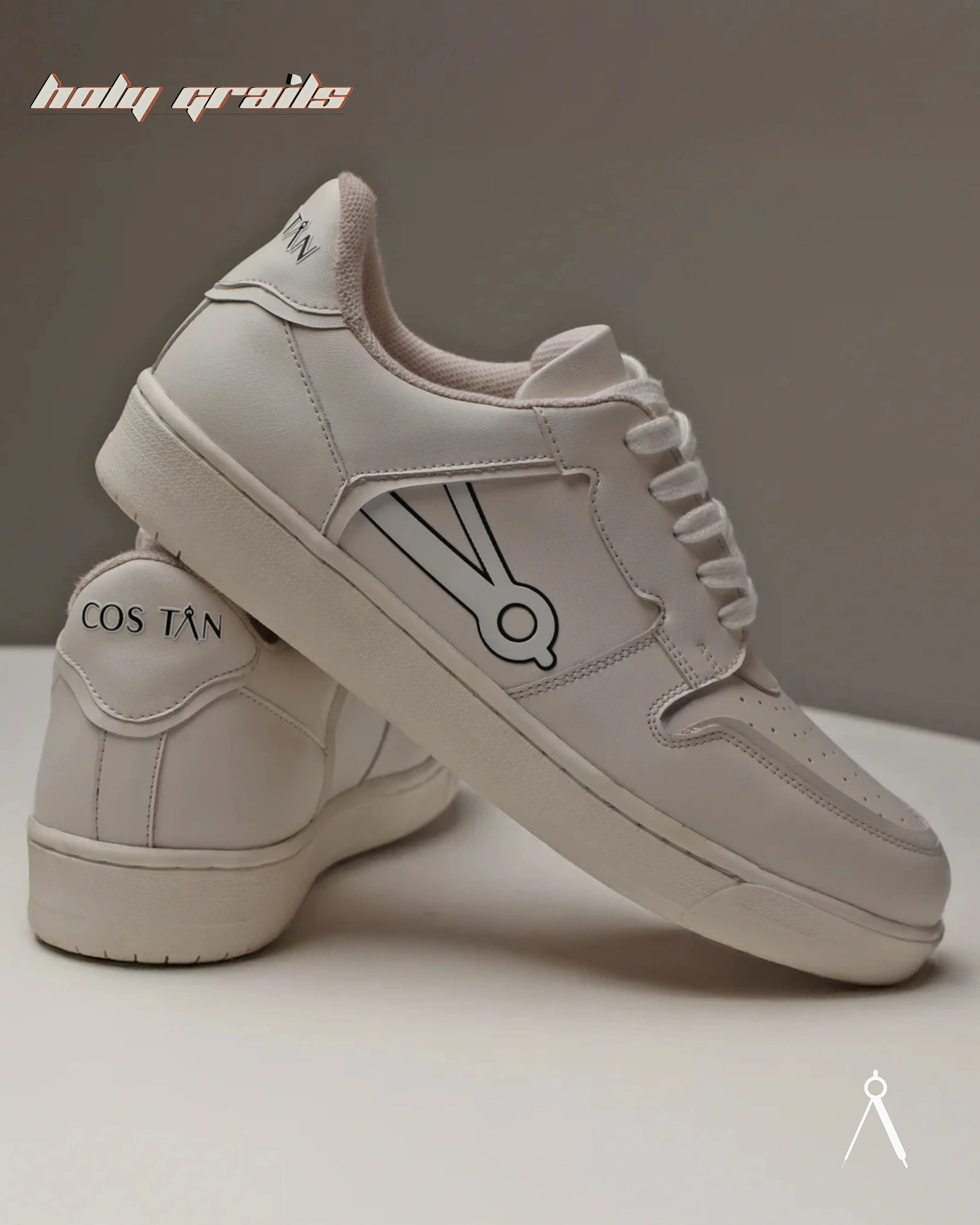 Theta Monotone White Sneaker HG x Cos Tan