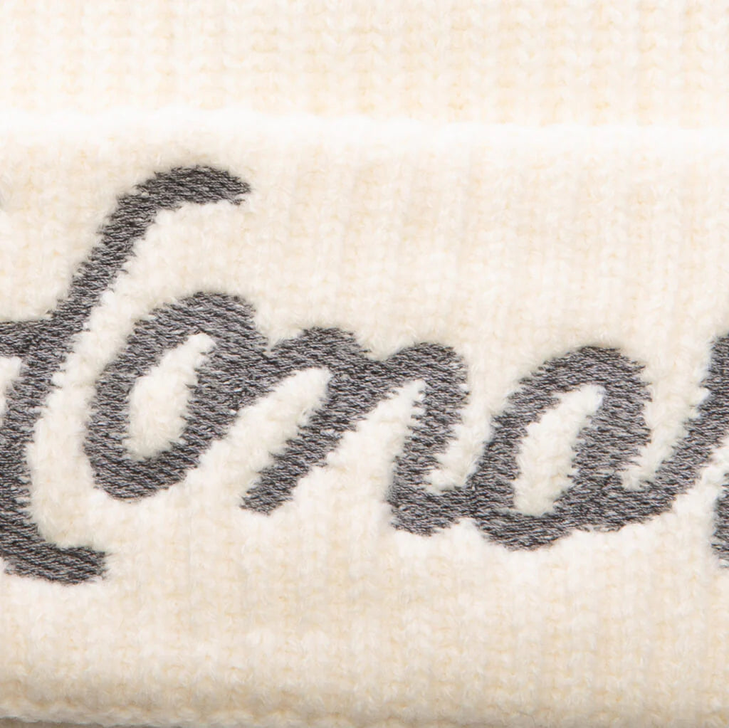 Honor Heavy Knit Beanie Vintage White