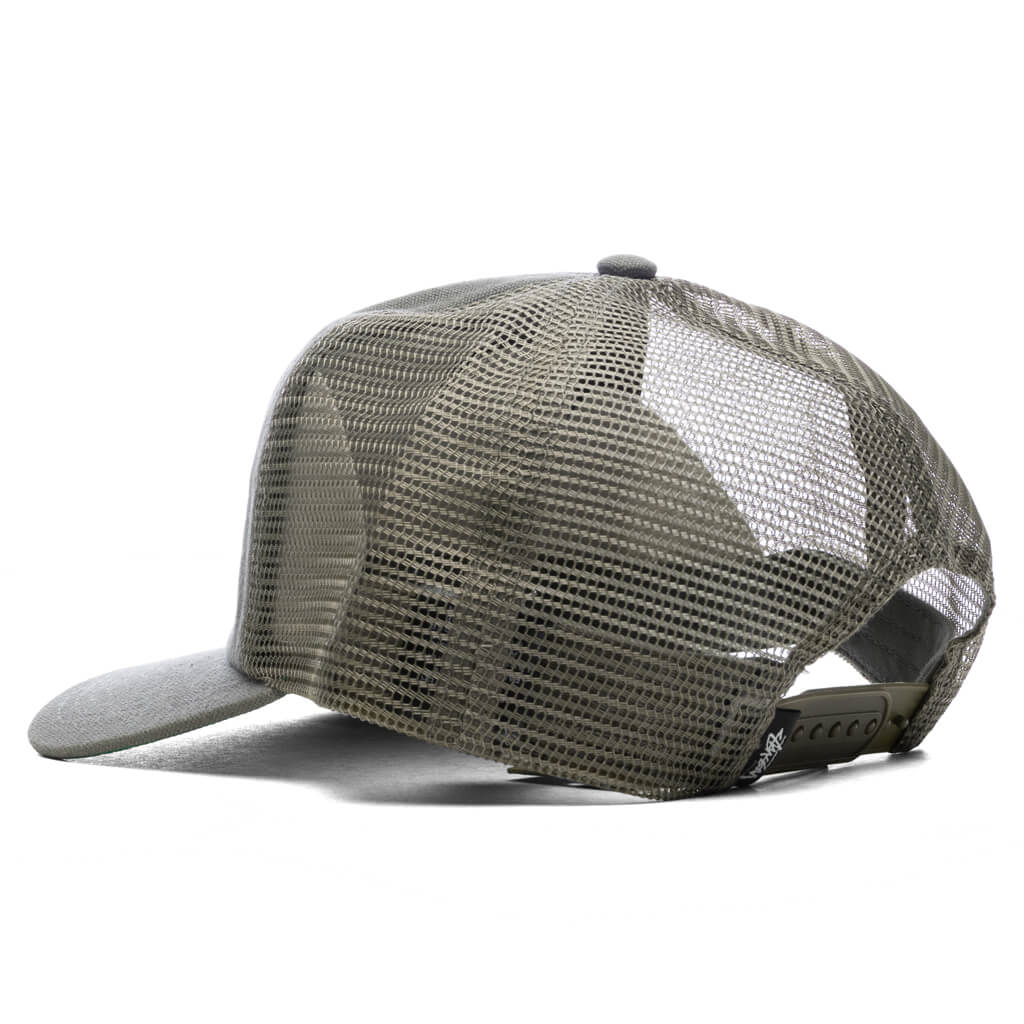 Md Big Stock Mesh Cap Army Green