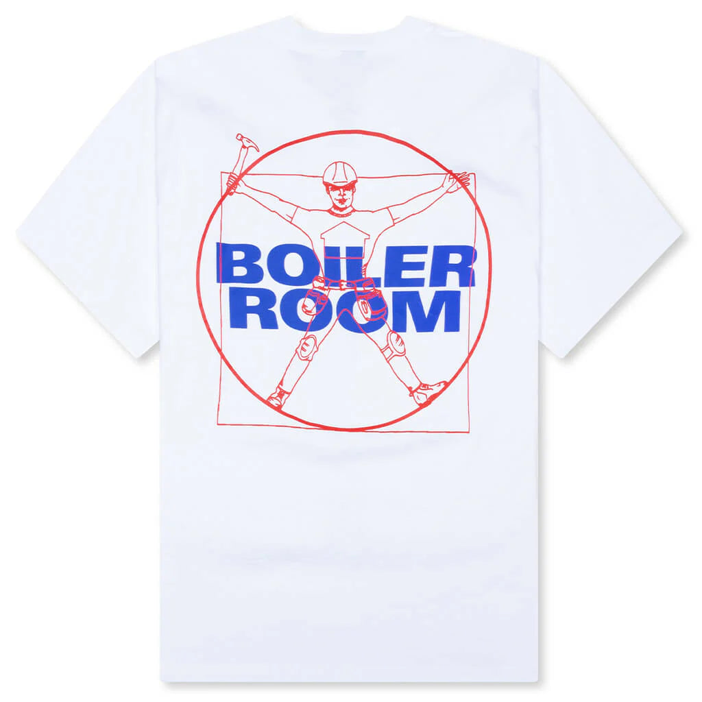 Pleasures x Boiler Room Loud Music T Shirt White