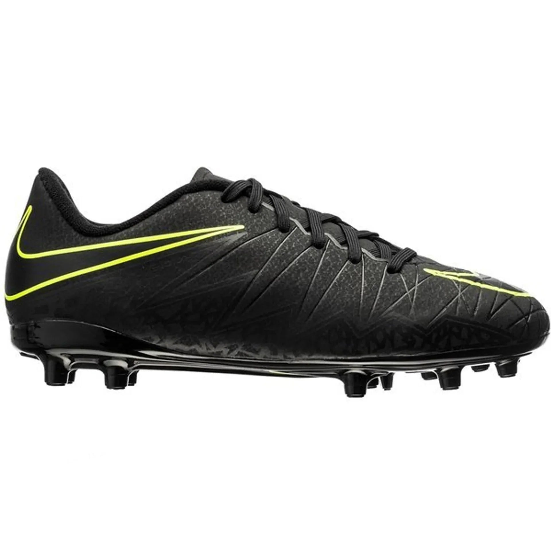 Nike JR Hypervenom Phelon II FG Soccer Cleats Black Volt