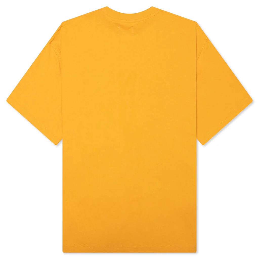 B Summer Embroidery Box Tee Yellow