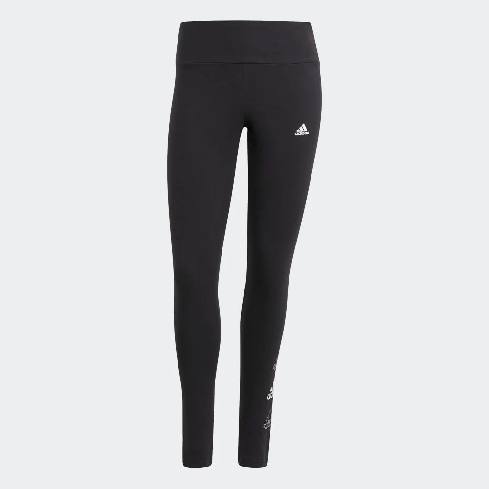 adidas Womens Essentials Stacked Logo High Rise Leggings