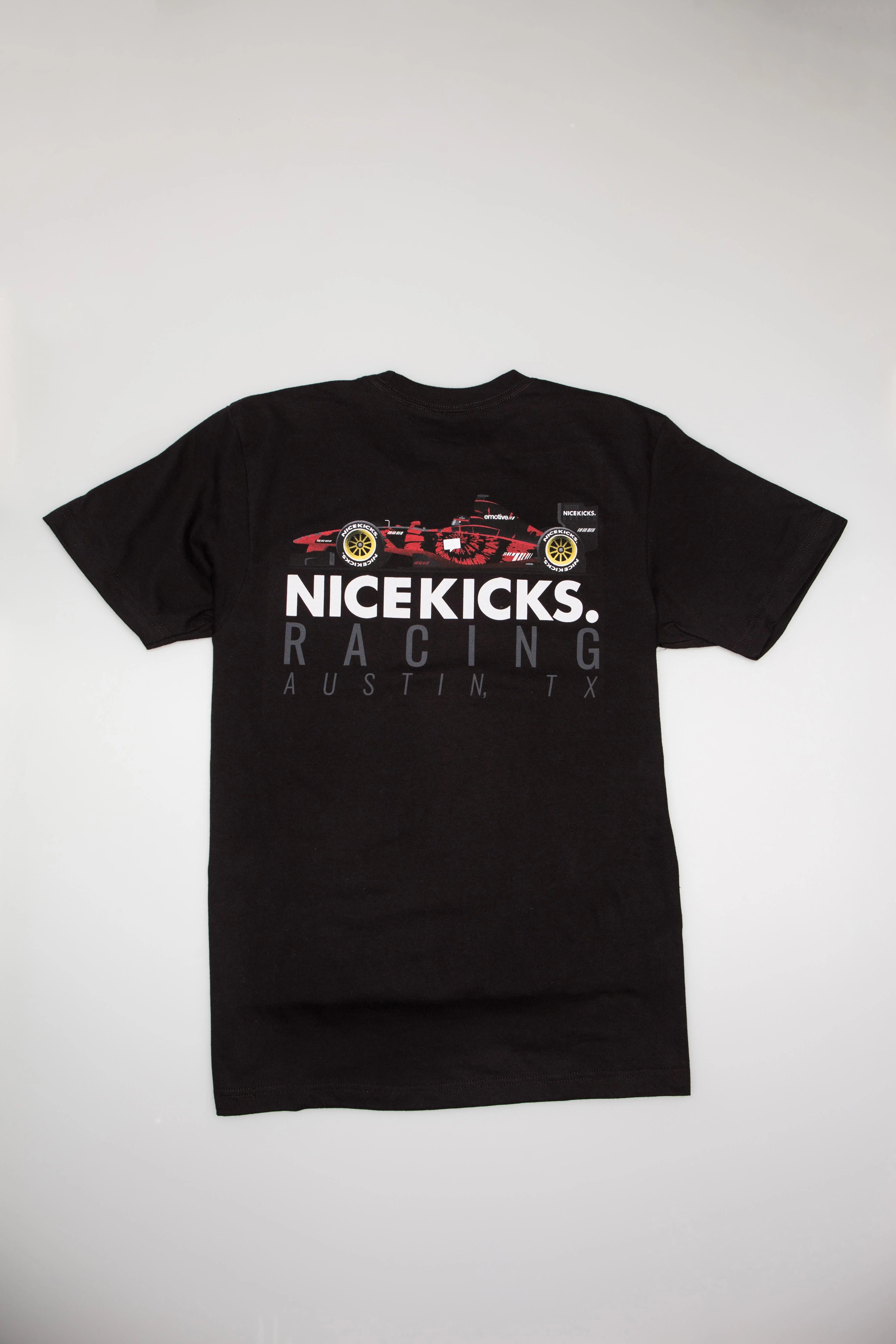 Nice Kicks Formula 1 Race Car Shirt Black Black