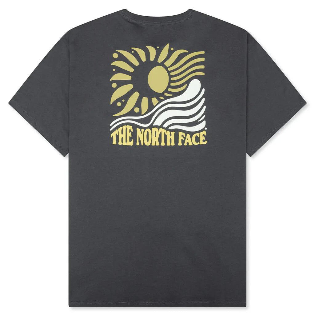 Sun Oversized S S Graphic Tee Anthracite Grey