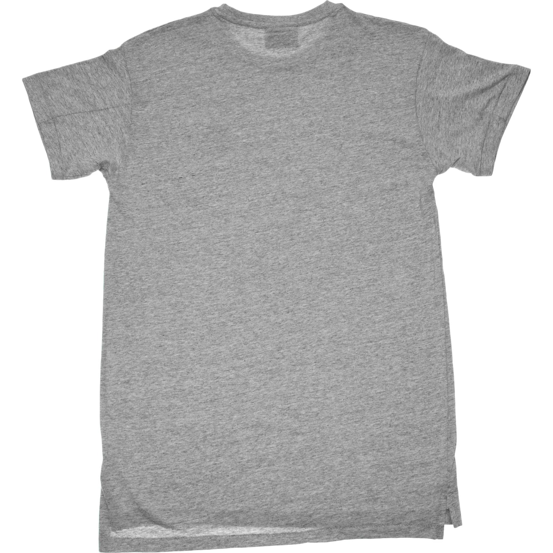 Nice Kicks Chest Print Old Engish Pablo Crew Tee Grey