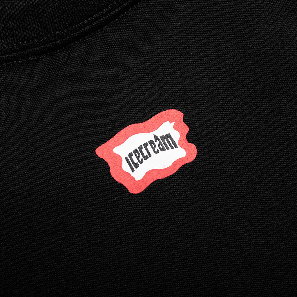 Blurred S S Tee Black