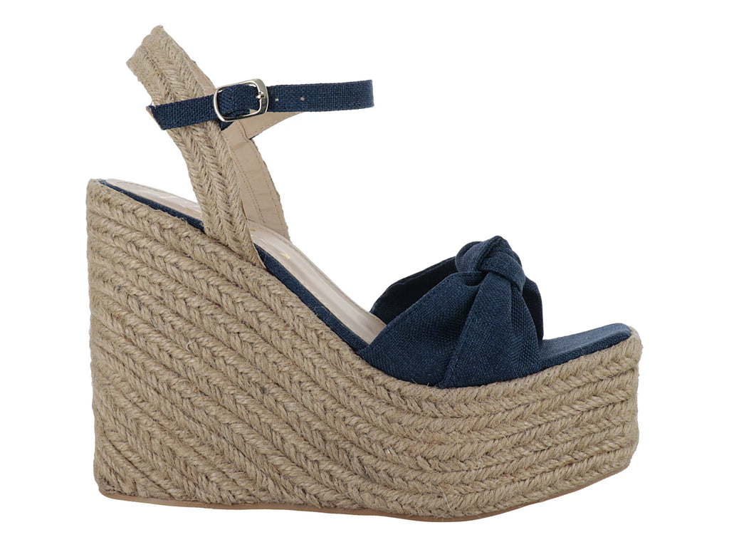 Sandalias Luna Rosa Plataforma Marino para Mujer