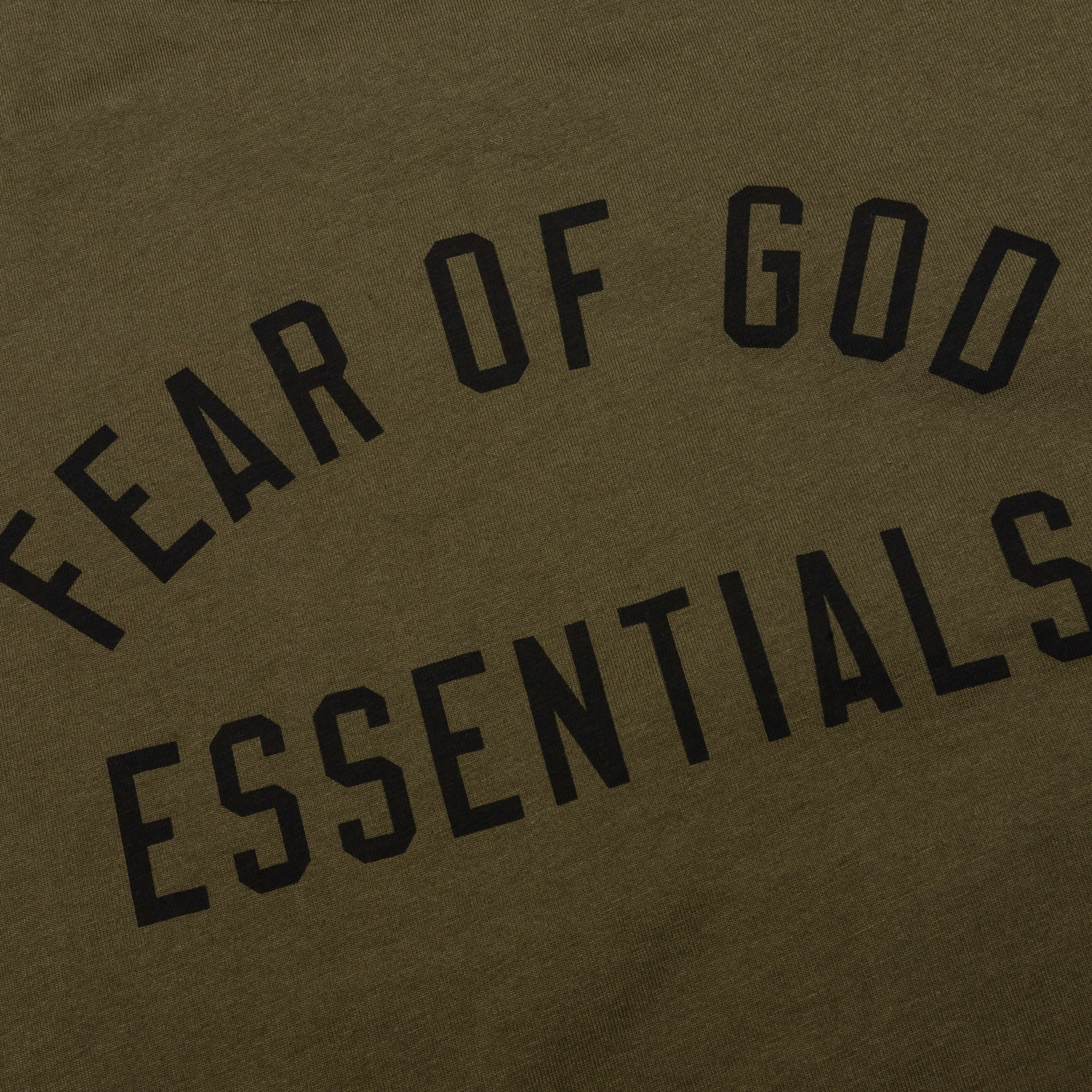 Kids Jersey Crewneck Tee Olive
