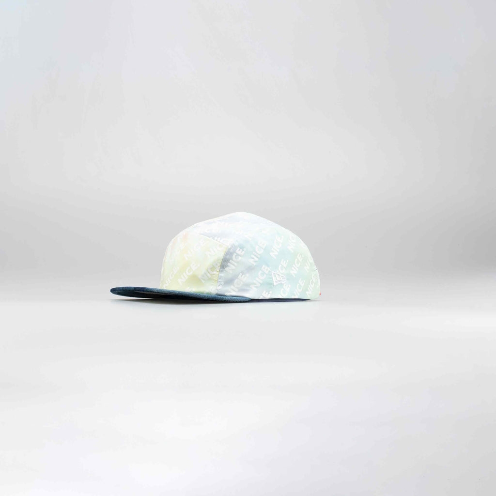 Nice Kicks Life Hat Multi Color White Denim