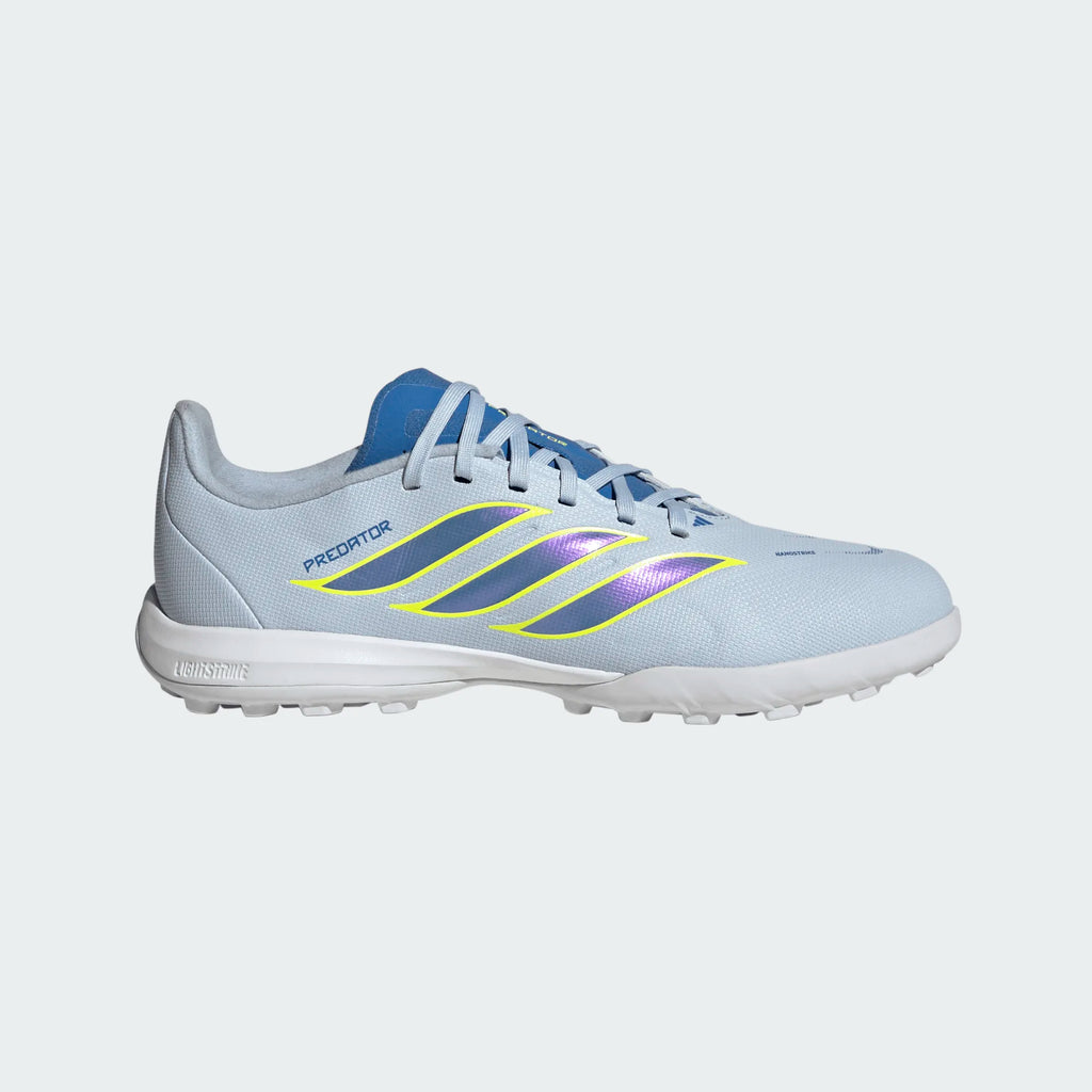 adidas Predator League TF Turf Youth Soccer Cleats Sky Blue Yellow