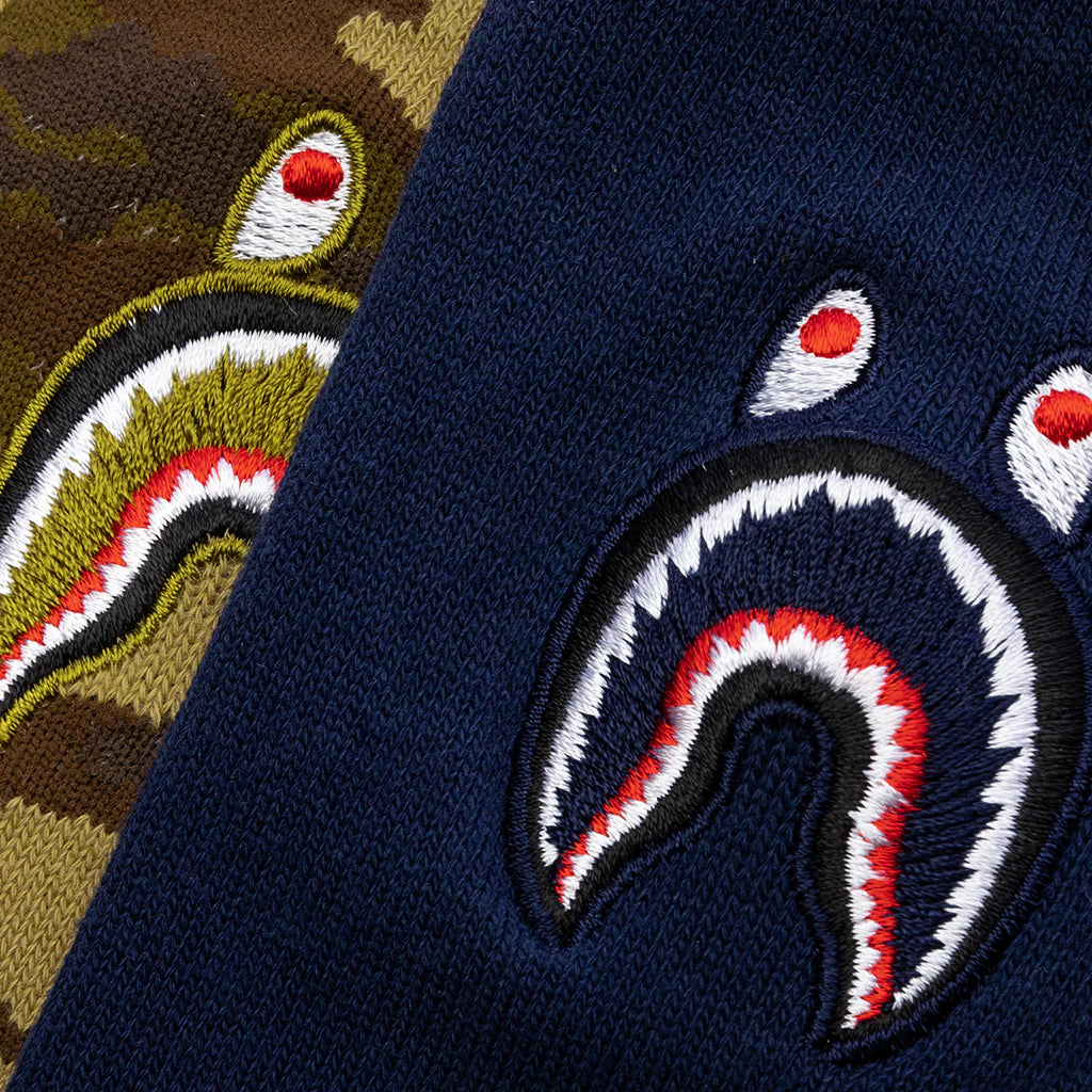 1st Shark Socks Navy