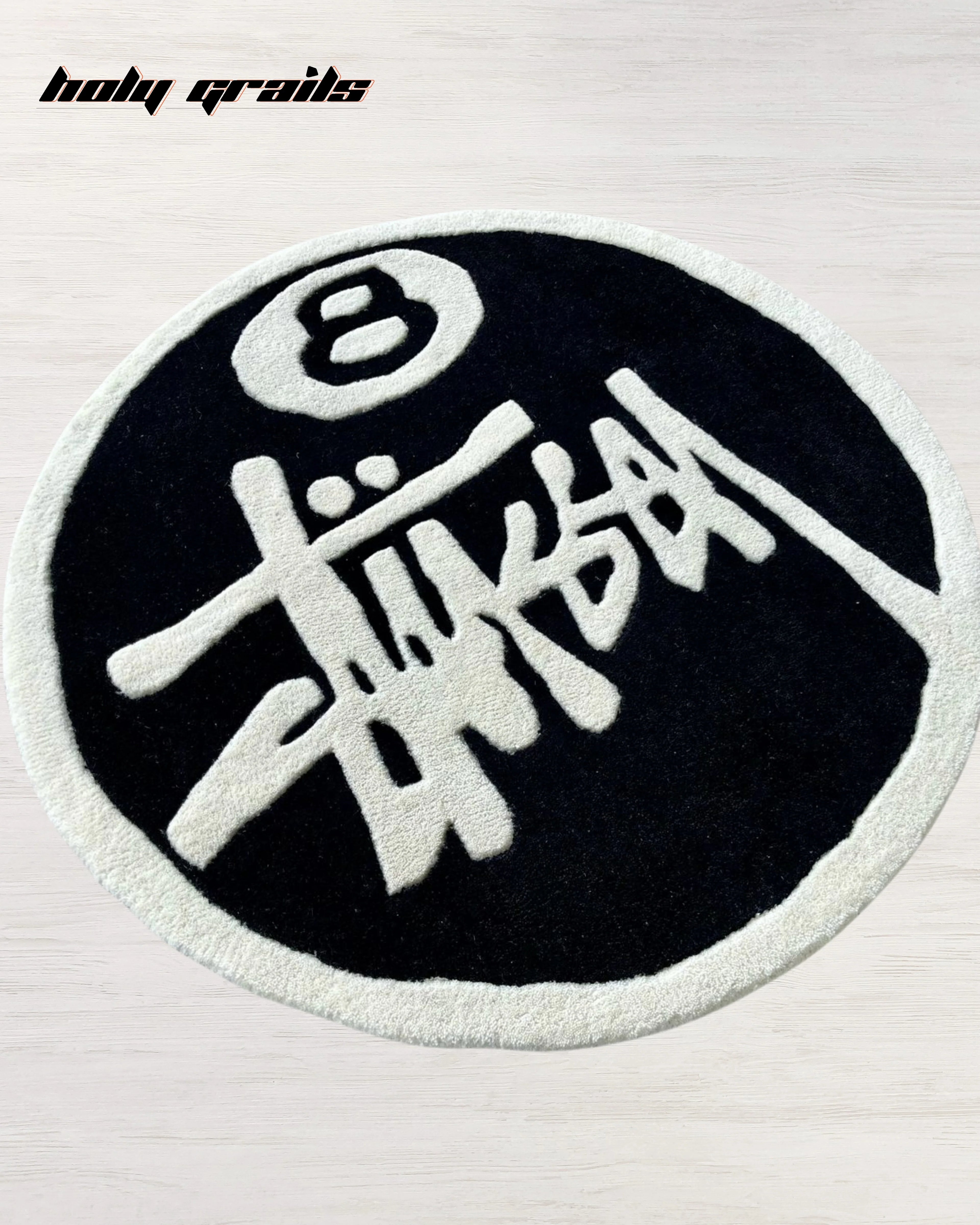 Stussy 8 Ball Hand Tufted Rug