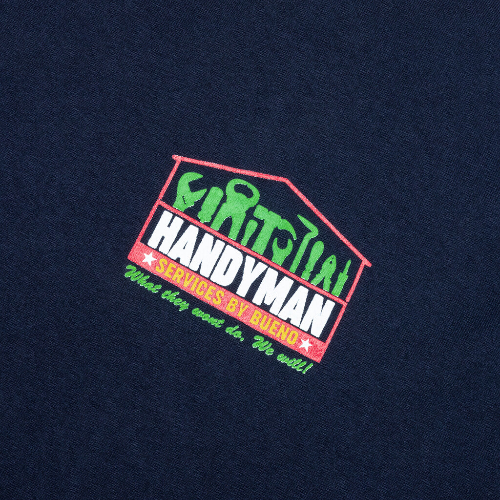 Handyman S S Tee Navy