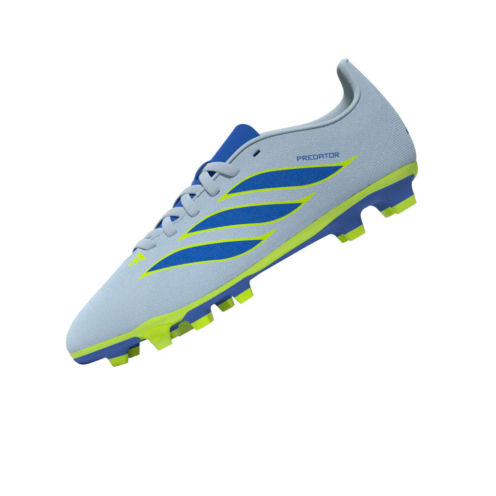 adidas Predator Club FG MG Firm Ground Multi Ground Youth Soccer Cleats Sky Blue Yellow