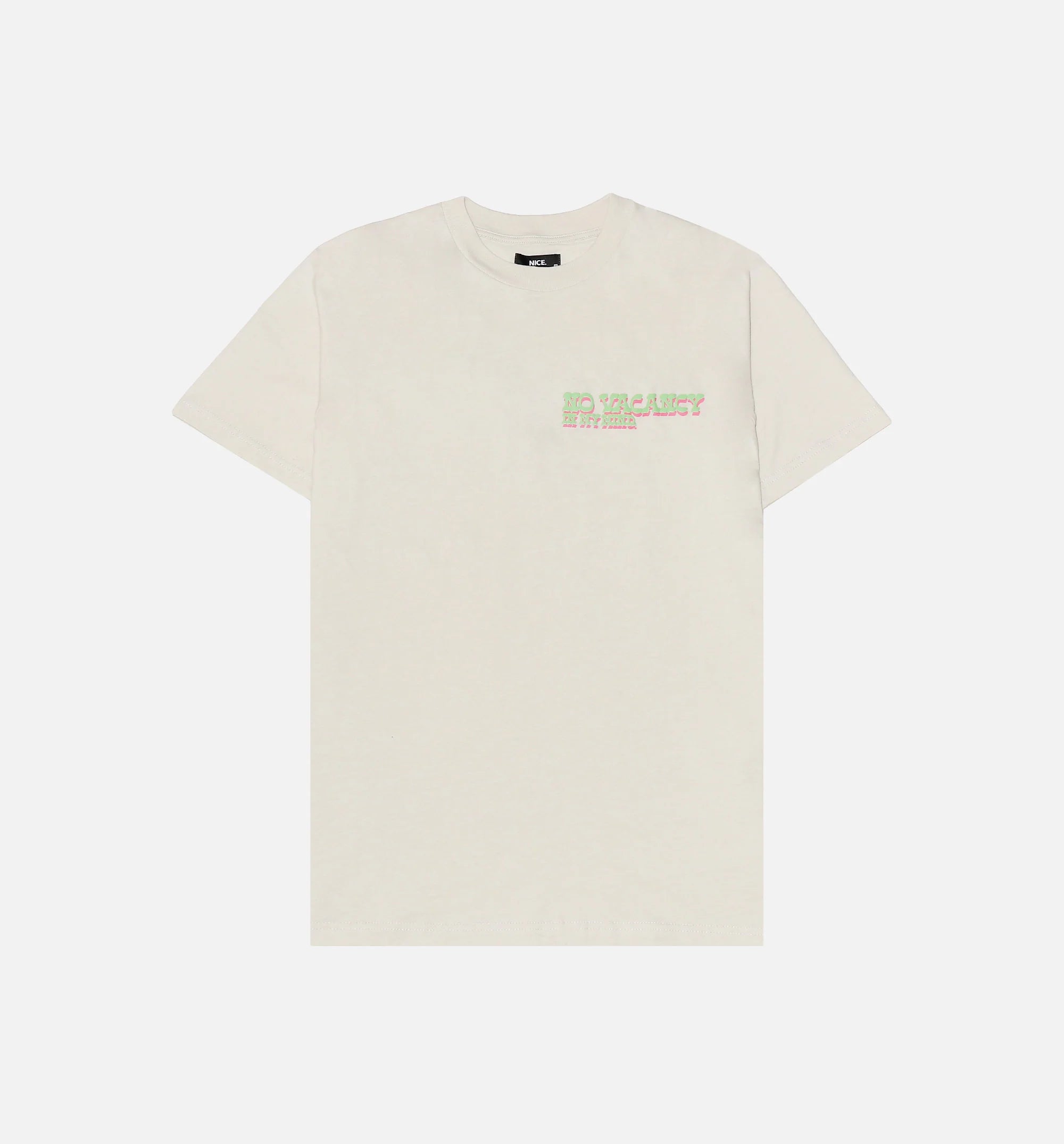 No Vacancy Short Sleeve Shirt Mens T Shirt Bone