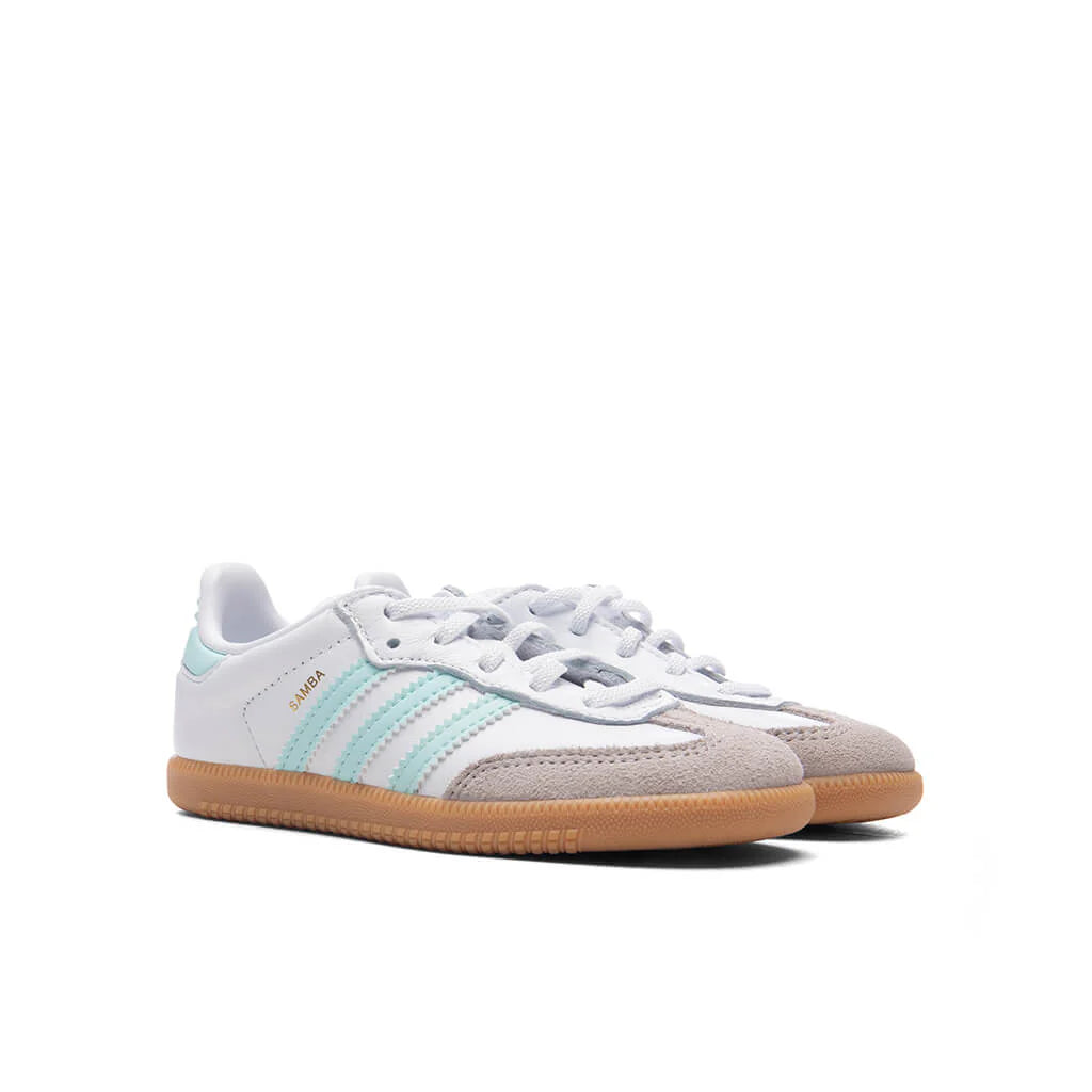 Toddlers Samba OG Cloud White Semi Flash Aqua Gum
