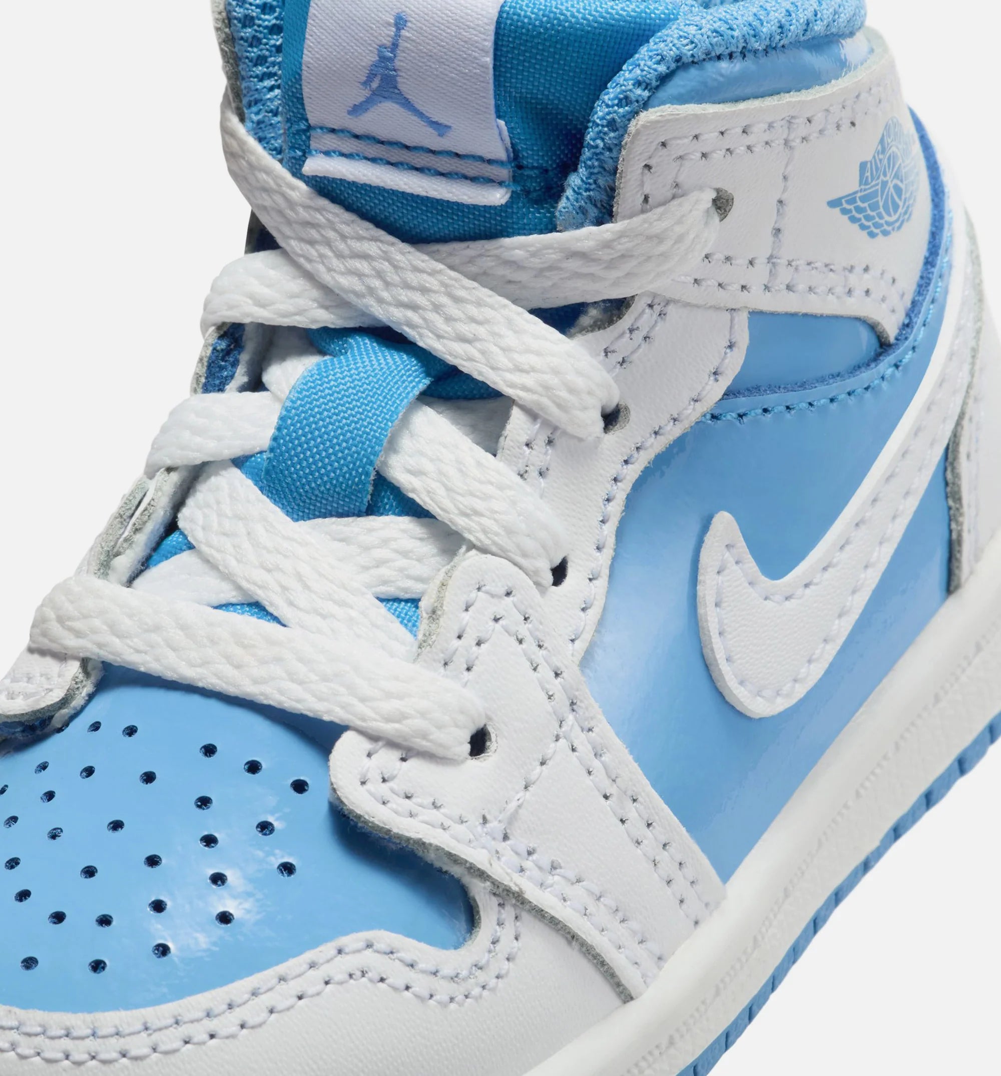 Air Jordan 1 Mid Legend Blue Infant Toddler Lifestyle Shoe White Legend Blue