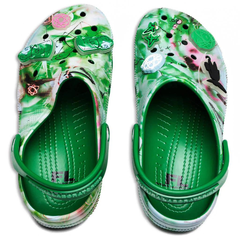 Crocs x The Futura Laboratories Classic Clog Green Ivy