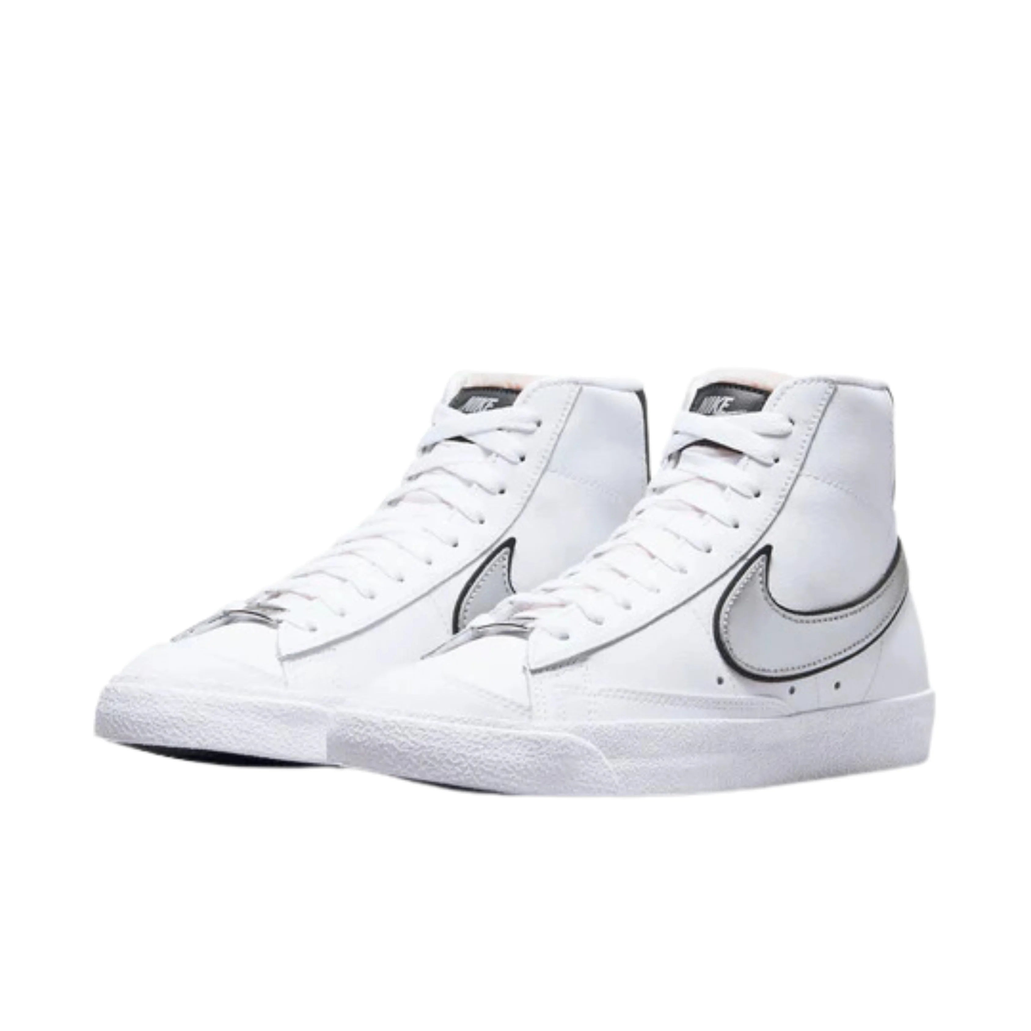 Nike Blazer Mid 77 Essential White Metallic Silver