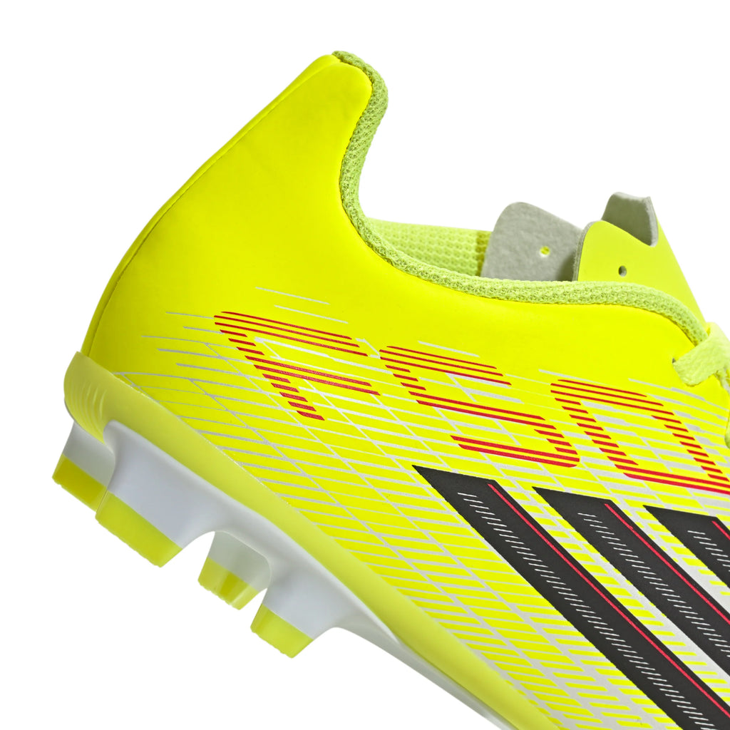 adidas F50 Club FG MG Firm Ground Multi Ground Youth Soccer Cleats Yellow Black Red