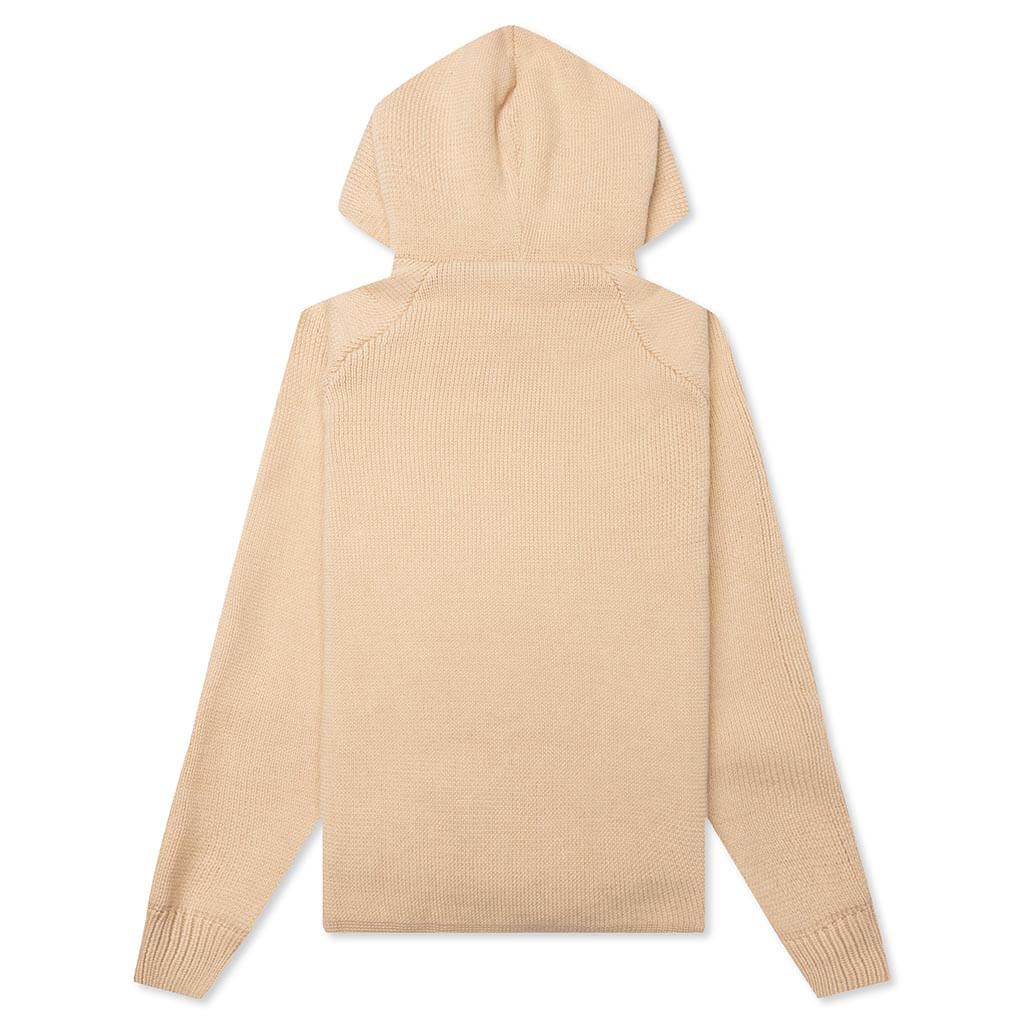 Kids Knit Hoodie Sand
