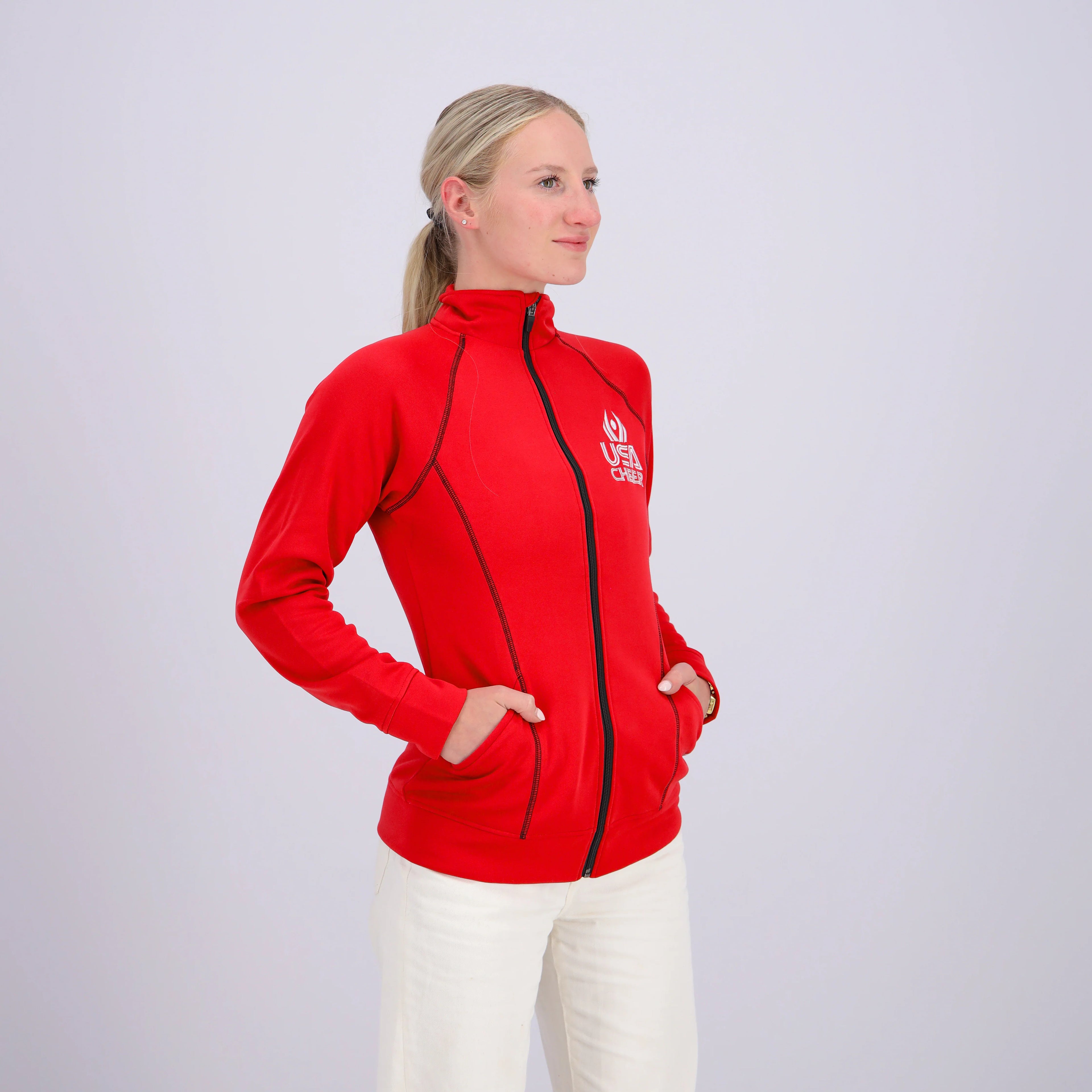 USA Cheer Zip Up Jacket