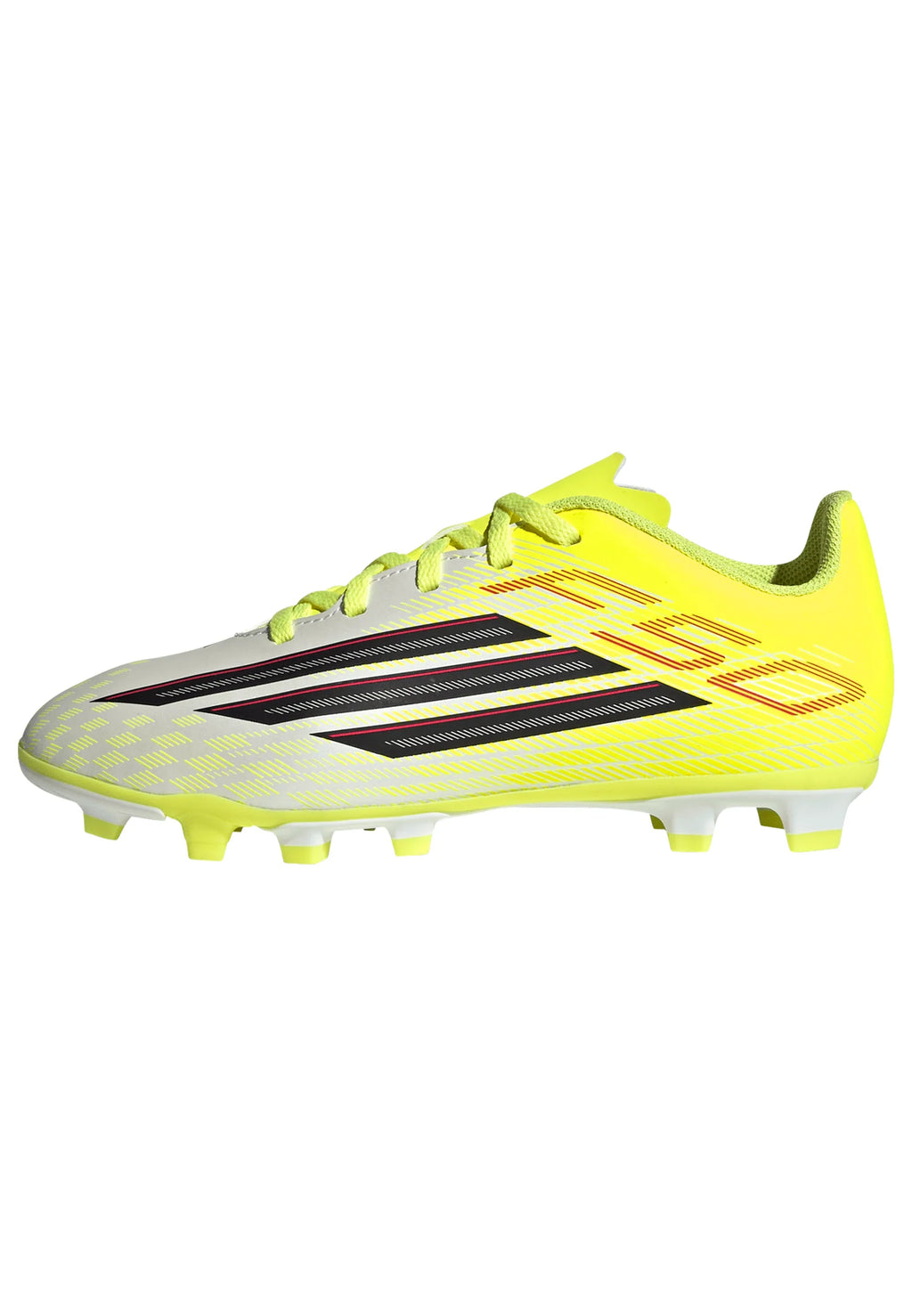 adidas F50 Club FG MG Firm Ground Multi Ground Youth Soccer Cleats Yellow Black Red