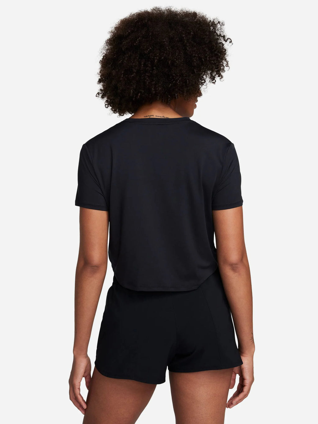 Nike Womens One Classic Dri FIT Short Sleeve Cropped Top