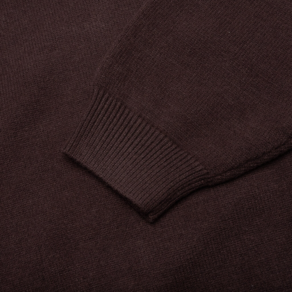 Knit Turtleneck Plum