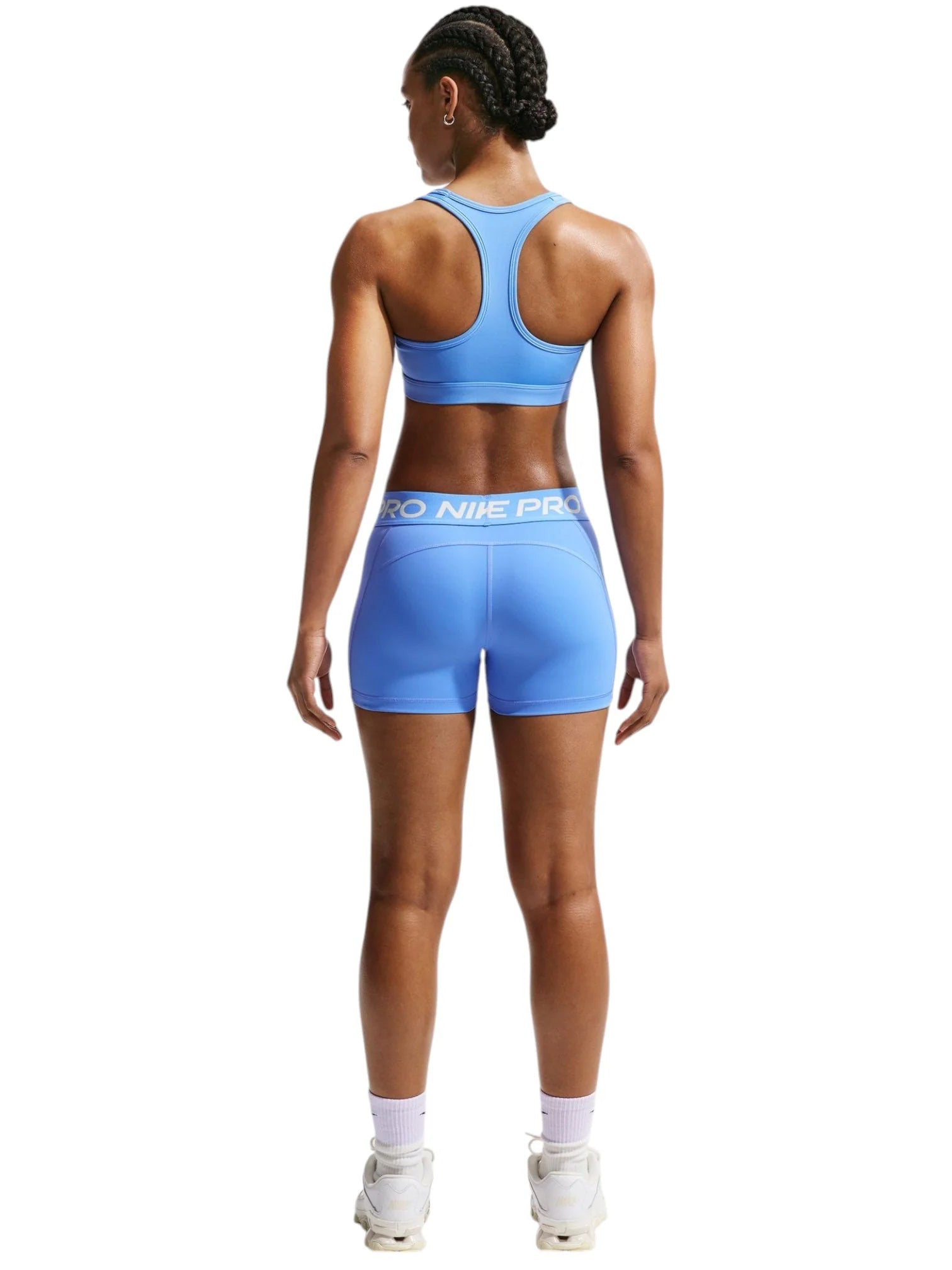 Nike Womens Nike Pro Mid Rise 3 Biker Shorts