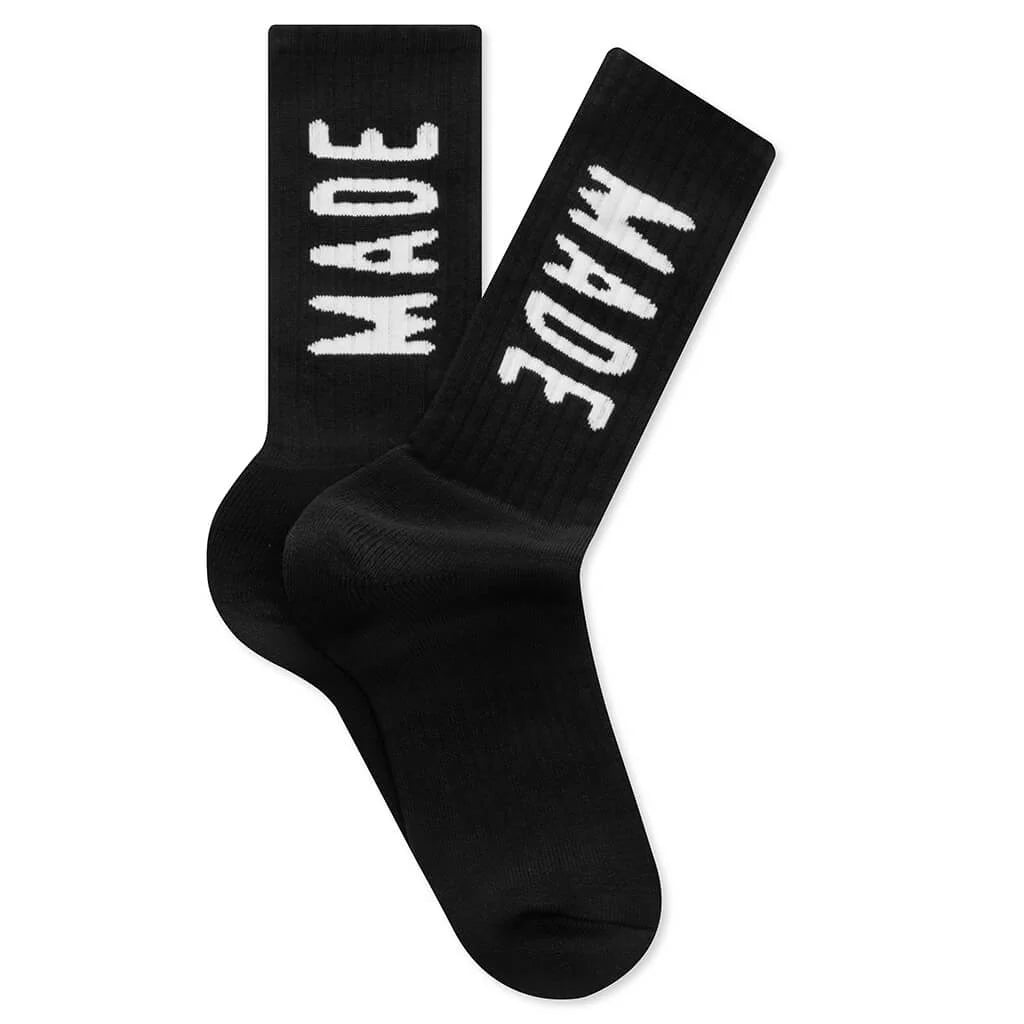 HM Logo Socks Black