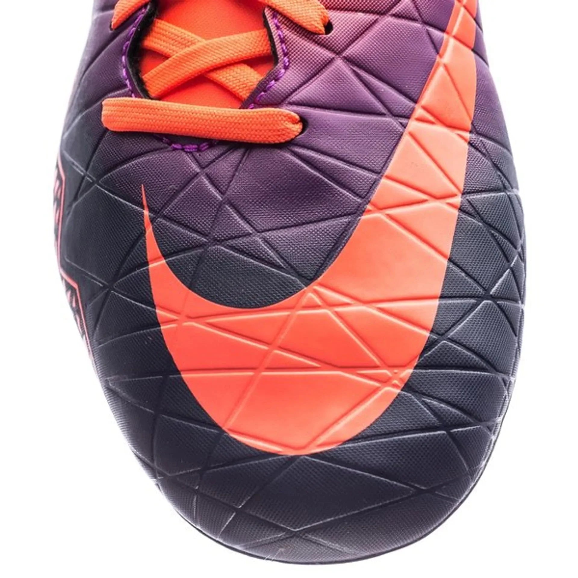 Nike JR Hypervenom Phelon II FG Soccer Cleats Total Crimson Obsidian Vivid Purple