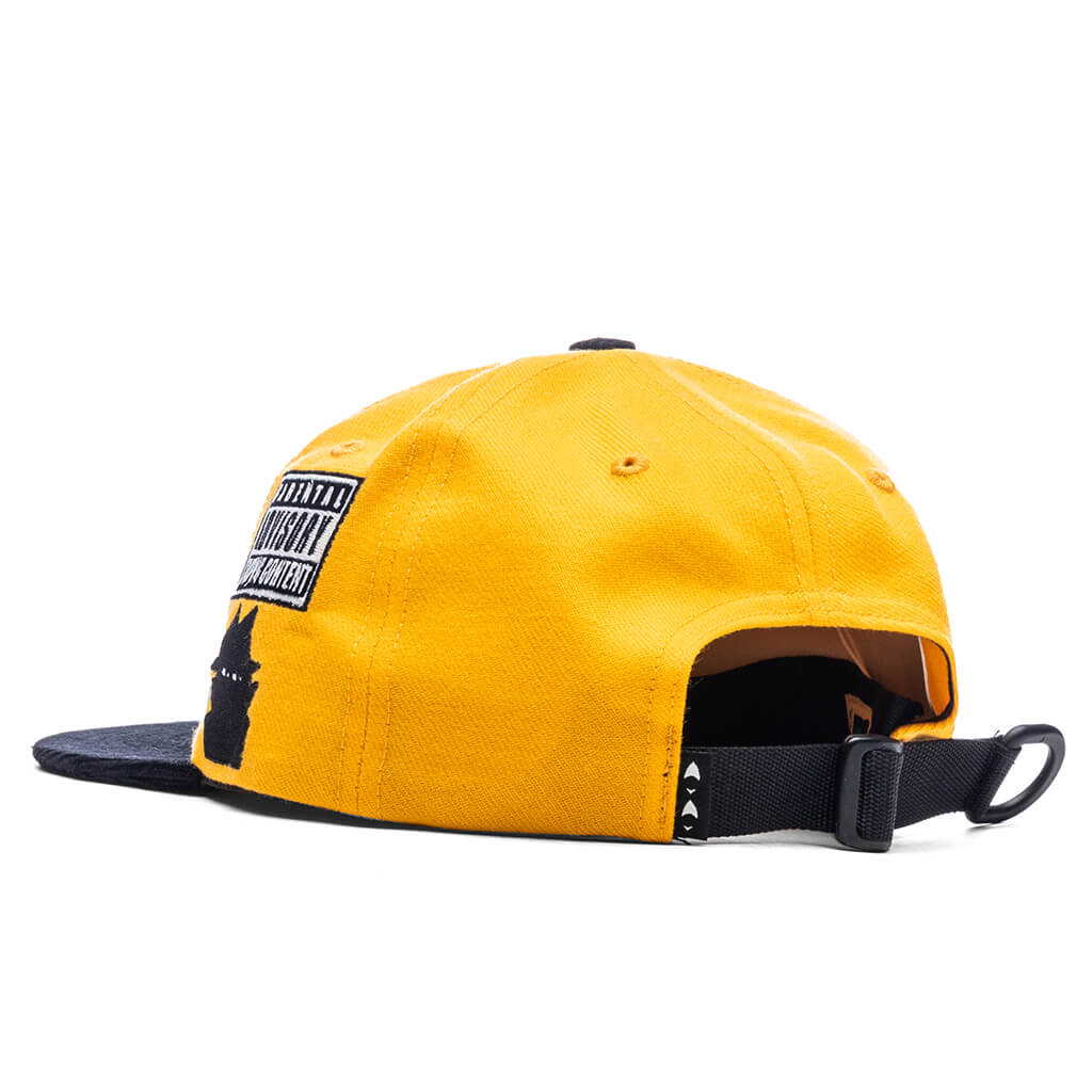 Records Tapes 6 Panel Cap Yellow