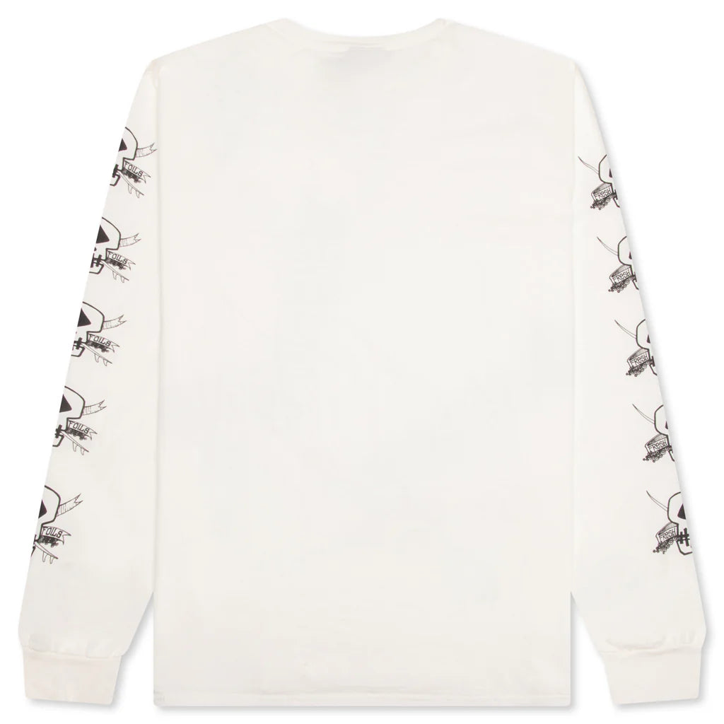 Foils Pigment Dyed L S Tee Natural